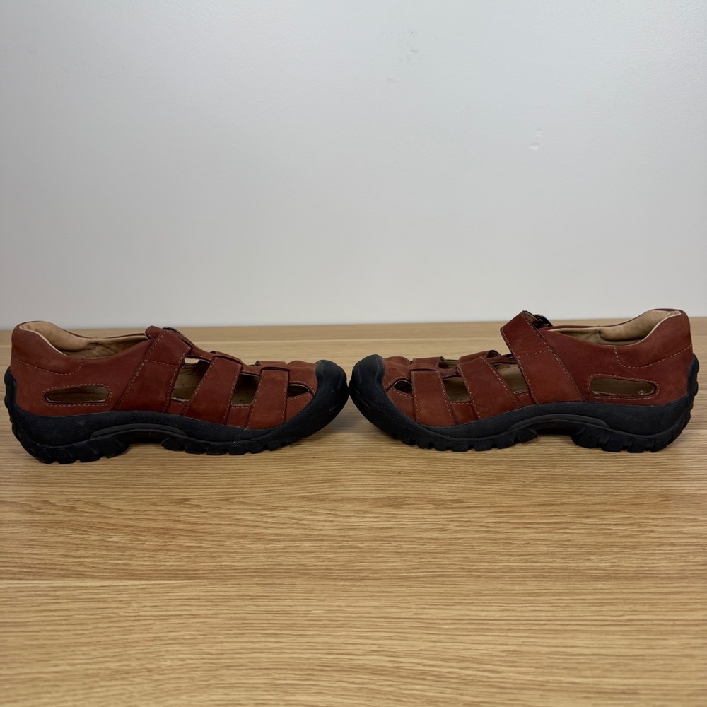 Keen Monterey Chestnut/ Rust Leather Fishing Hiking Sandals Women’s 6.5 EU 37 - Picture 5 of 8